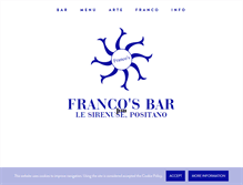 Tablet Screenshot of francosbar.com